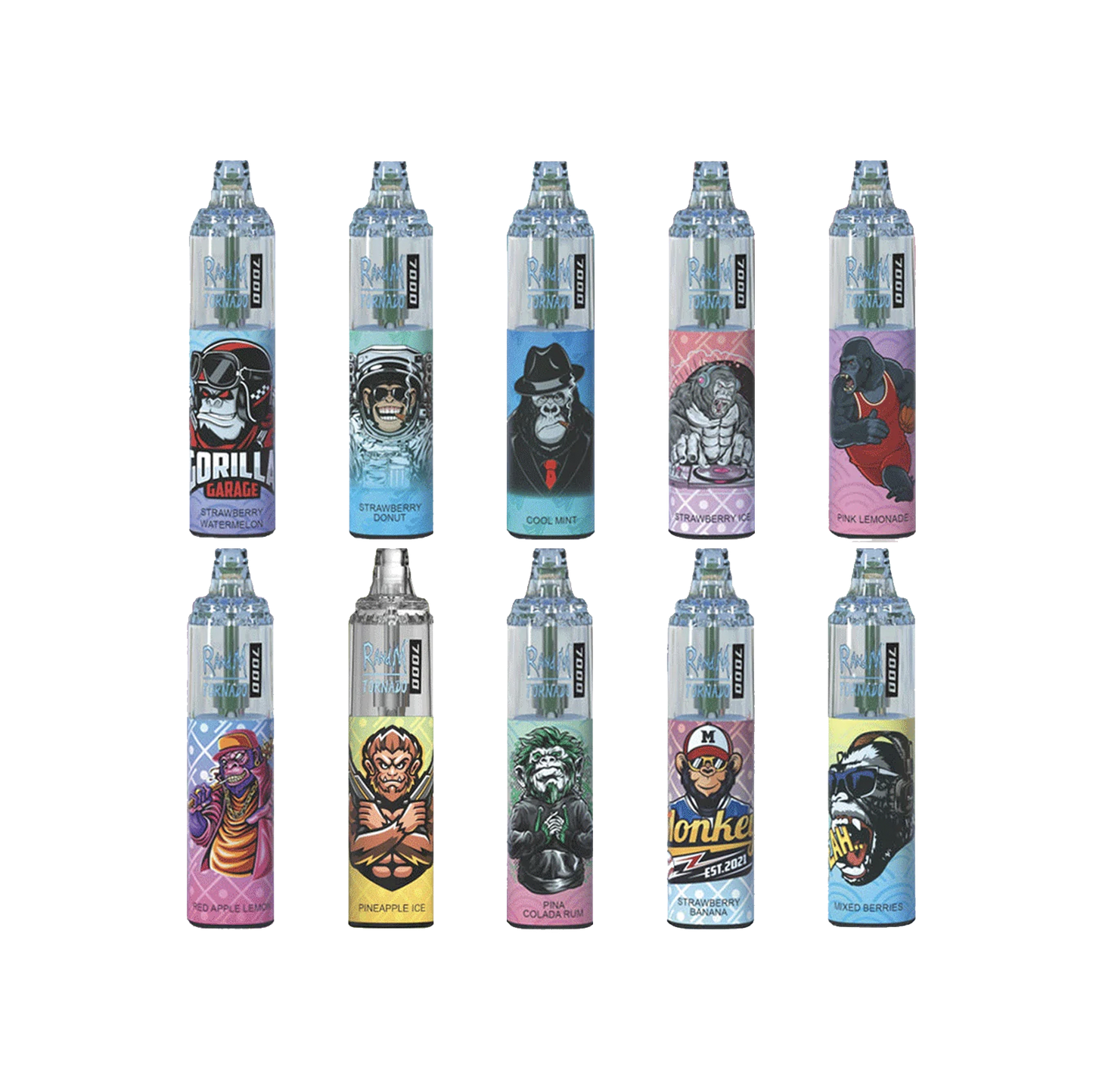 Randm Tornado 7000 Blueberry Cherry Cranberry