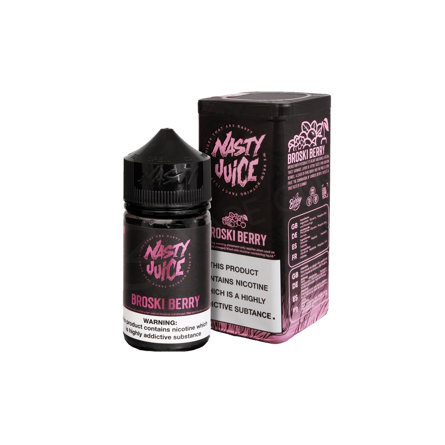 Nasty Juice Vape Juice 0mg 60ml Broski Berry