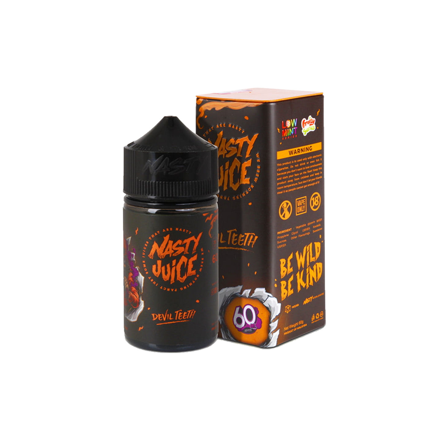 Nasty Juice Vape Juice 0mg 60ml Devil Teeth