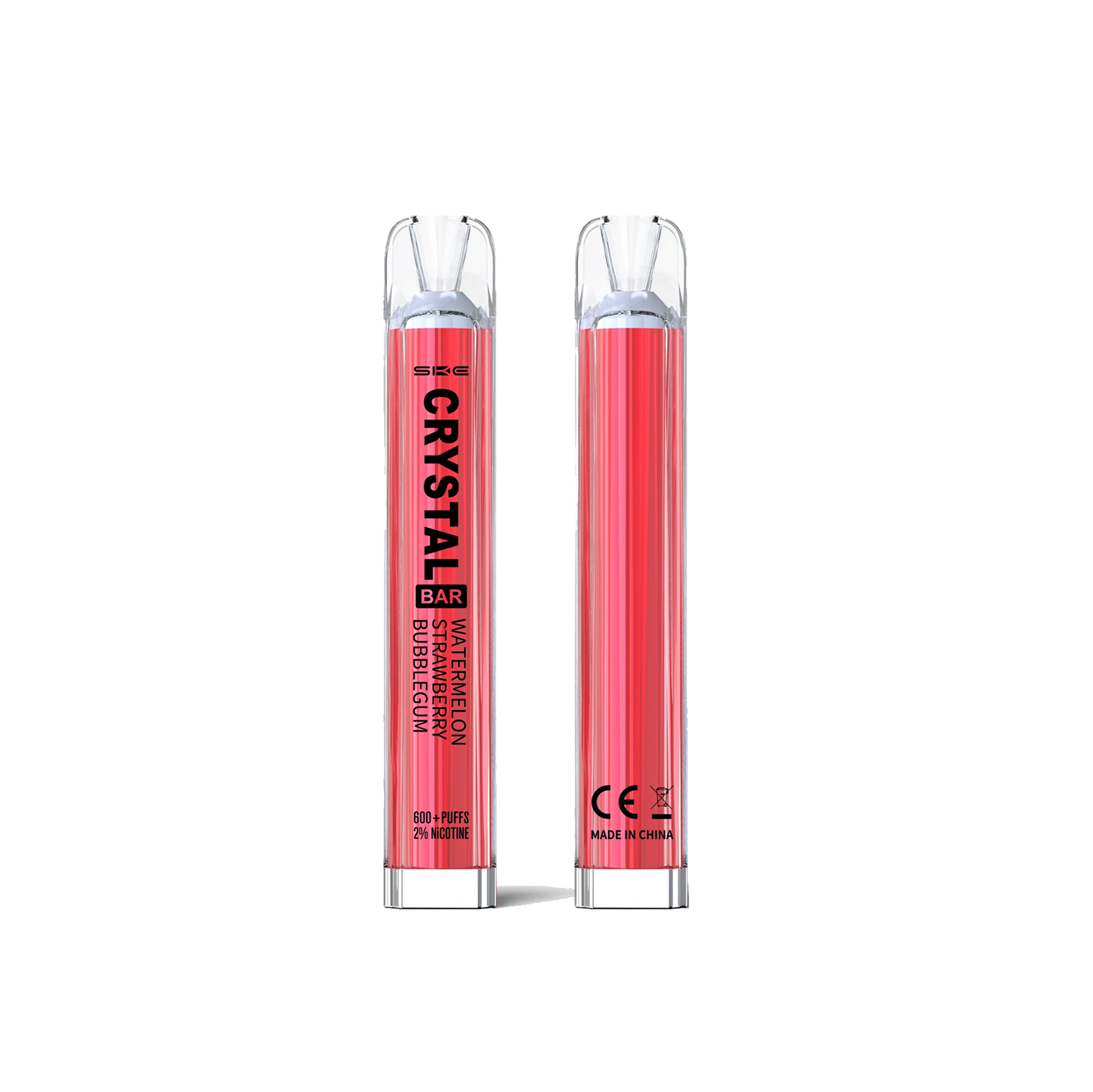 SKE Crystal Bar Watermelon Strawberry Bubblegum 600 (20mg)