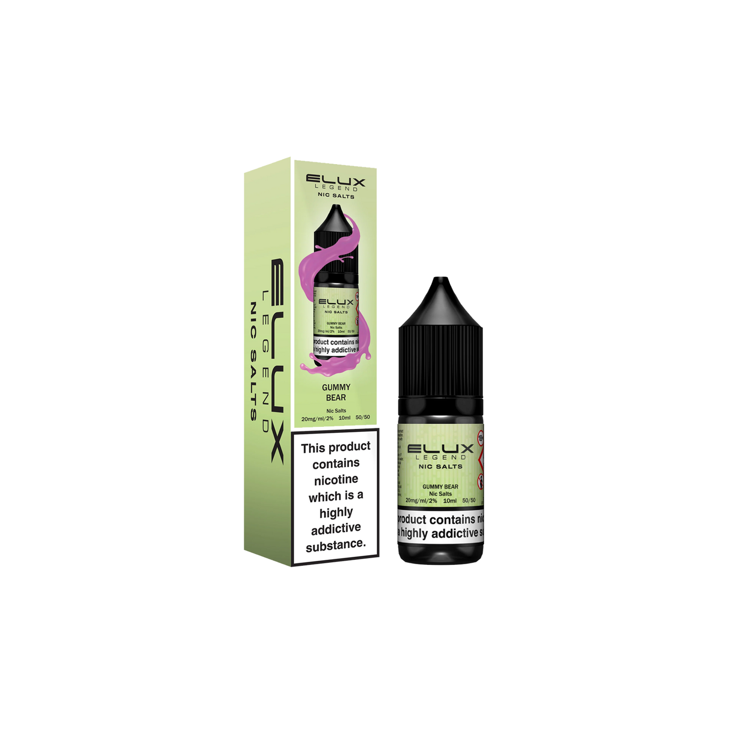 Elux Legend Gummy Bear Nic salt E-Liquid 10ml 10mg