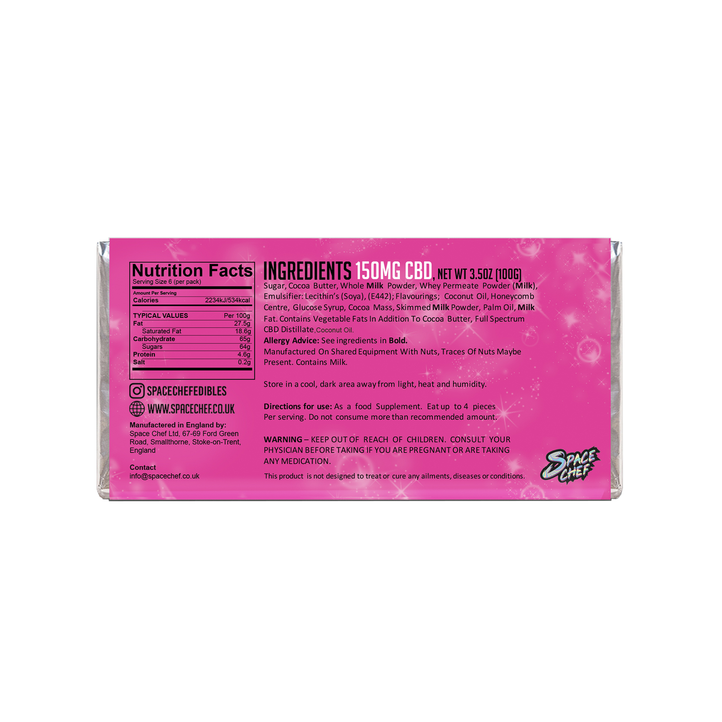 Space Chef CBD Golden Crunch - 150mg