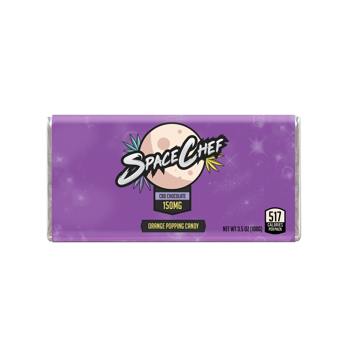 Space Chef CBD Orange popping candy - 150mg