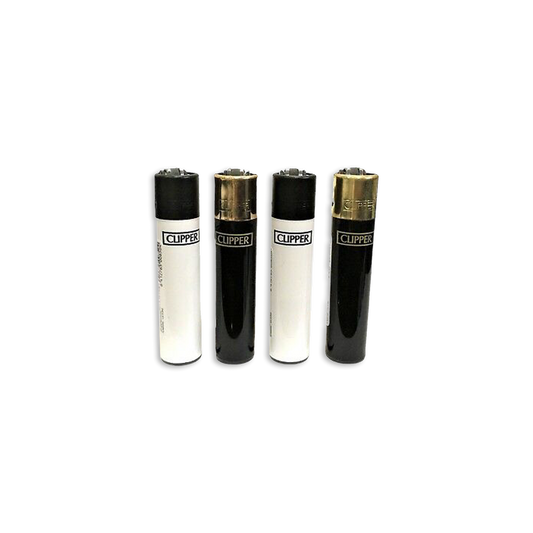 Clipper Lighter Black/Gold - White/Black x 1